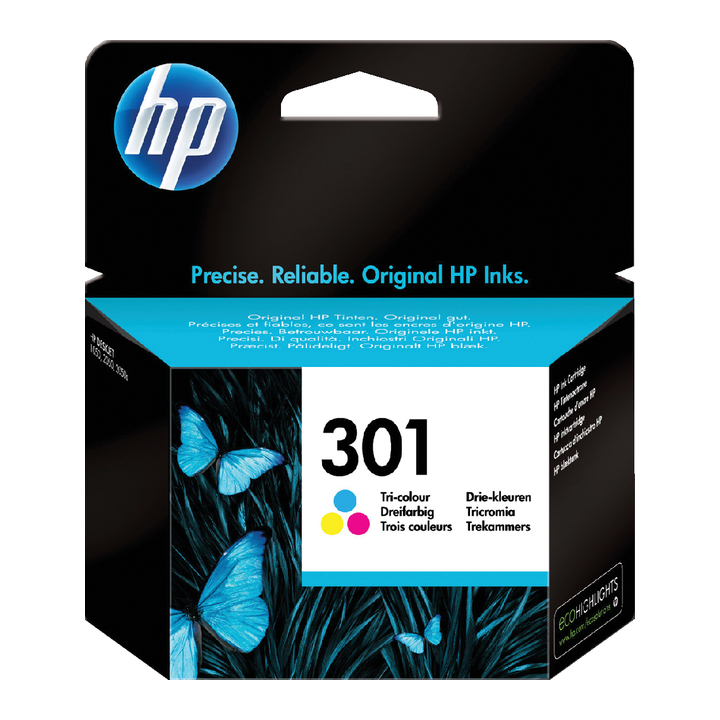 Inkcartridge hp ch562ee no 301 tri-colour(ch562ee) - 0