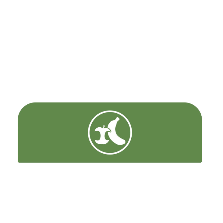Communicatiepaneel voor Rubbermaid Configure 87 liter, groen, VB 501616 | GFT Nederlands - 0