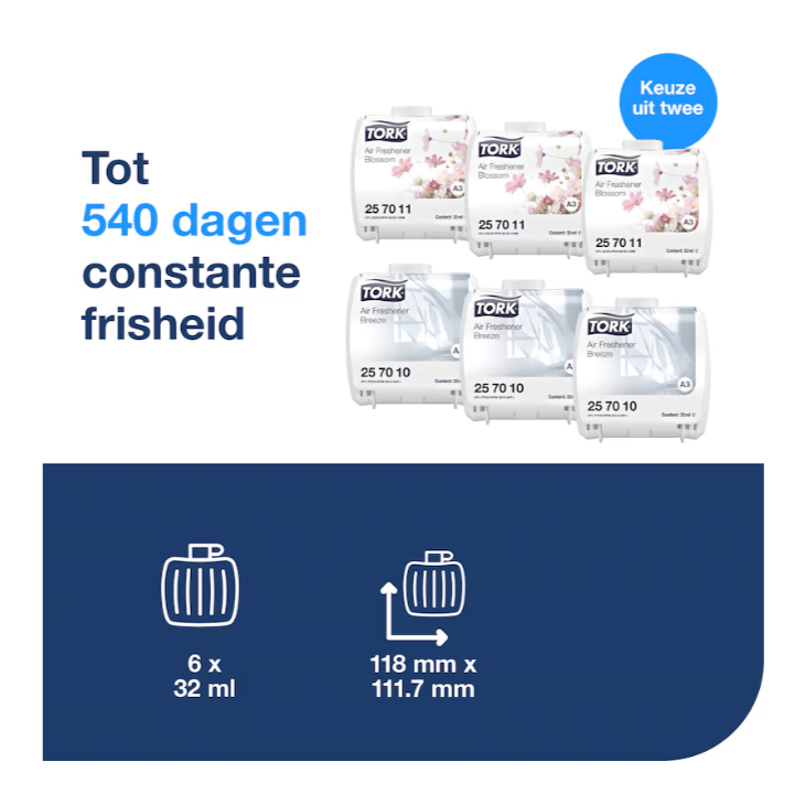 Tork Premium | Constante Luchtverfrisser | 32ml | A3 | Mixpakket | 257013 (6 stuks) - 1