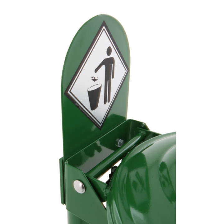 Stalen signaleringsplaat, groen, VB 650477 - 0