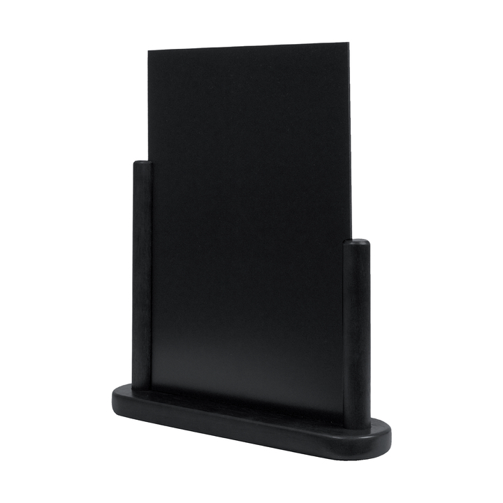 Krijtbord securit 32cmx28cmx7cm zwart hout(ele-bl-la) - 0