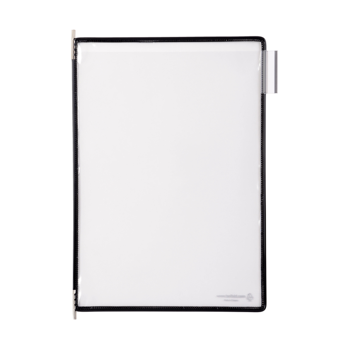 Zichtpaneel tarifold a4 verticaal zwart 10st(114007) - 0
