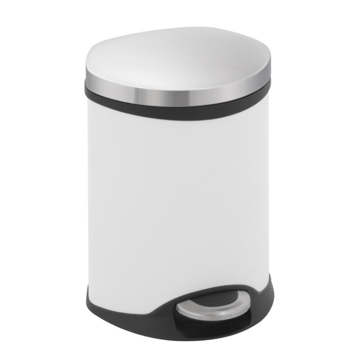 Shell Bin EKO, pedaalemmer, 6 liter, wit, VB 921806 - 0