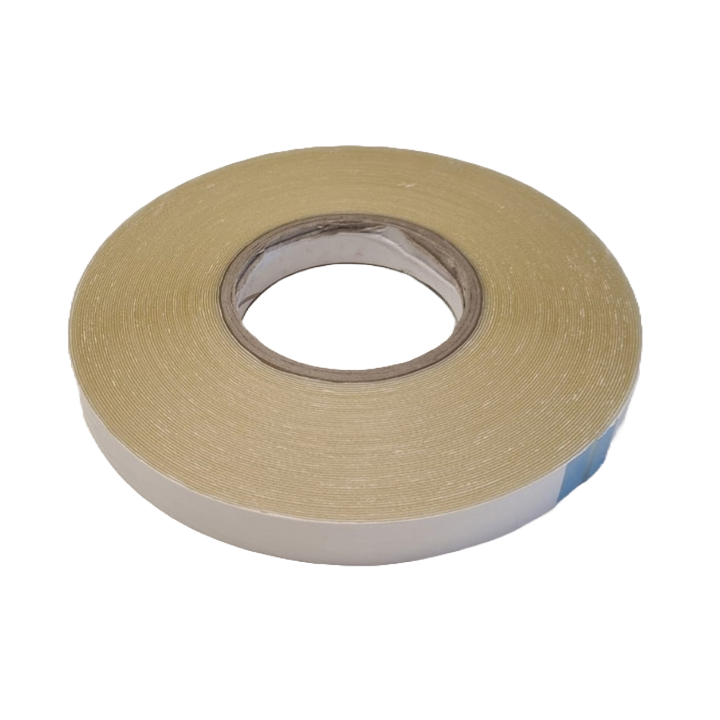 Montagetape dubbelzijdig, 19mm x 25m, transparant - 0