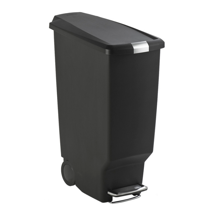 Simplehuman Slim | Pedaalemmer | 40 Liter | Zwart | VB 012766 - 0