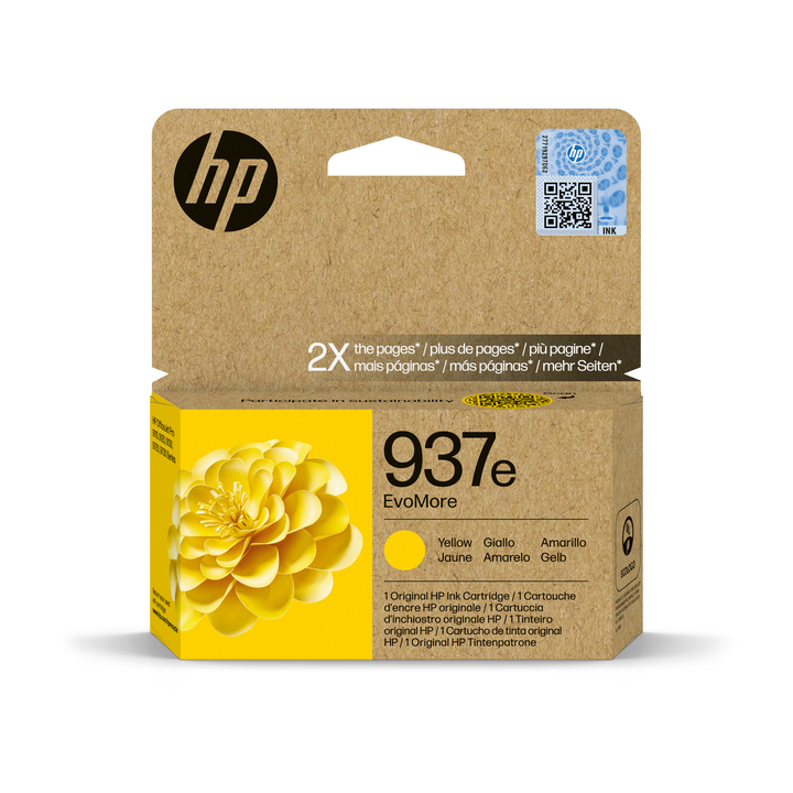 Inktcartridge hp 4s6w8ne 937e evomore geel - 0