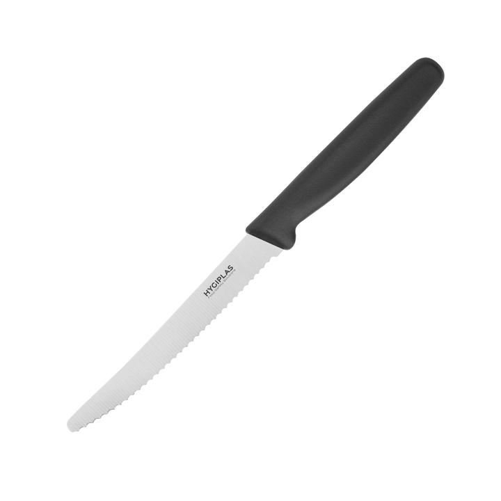 Tomatenmes hygiplas gekarteld 10cm zwart(cf897) - 0