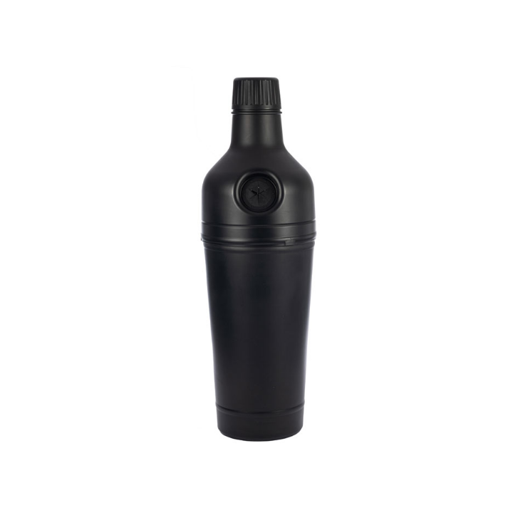 PETman | Afvalbak (PET)Flesjes | Ø580x1800mm | Zwart | VB 415708 - 0