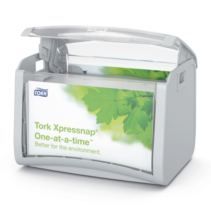 Tork Xpressnap Tabletop | Servet Dispenser | N4 | Lichtgrijs | 272613 - 2