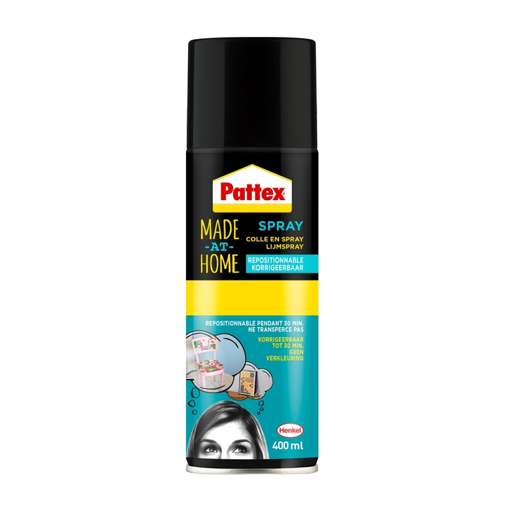 Lijm pattex power spray corrigeerbaar 400ml - 0