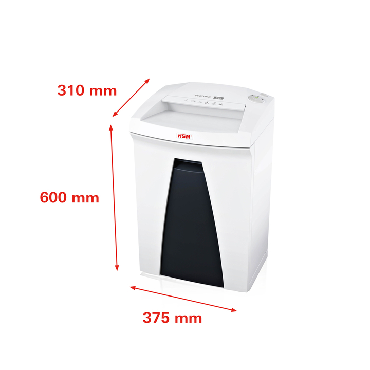 Papiervernietiger hsm securio b22 3.9mm emcs(1830121) - 1