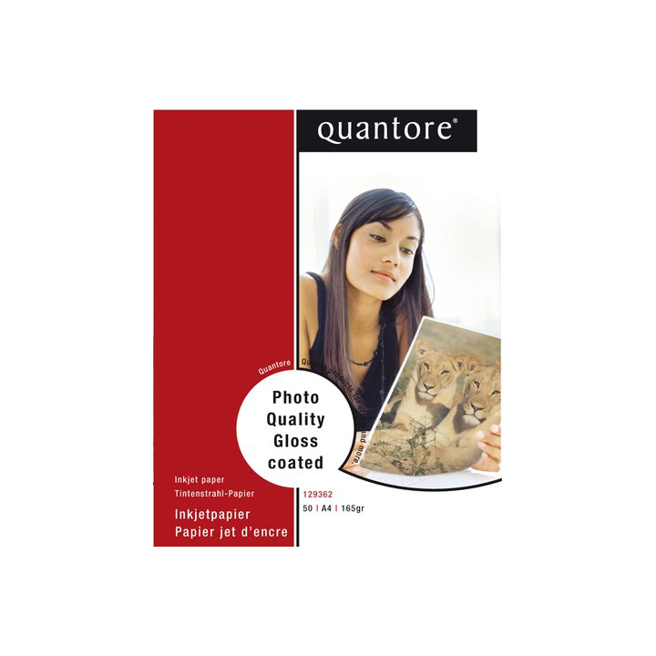 fotopapier quantore a4 195gr glans - 1