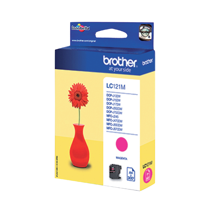 Inkcartridge brother lc-121 rood(lc-121m) - 0