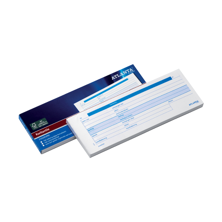 Kwitantieblok a5420-030 74x210mm 100v - 0