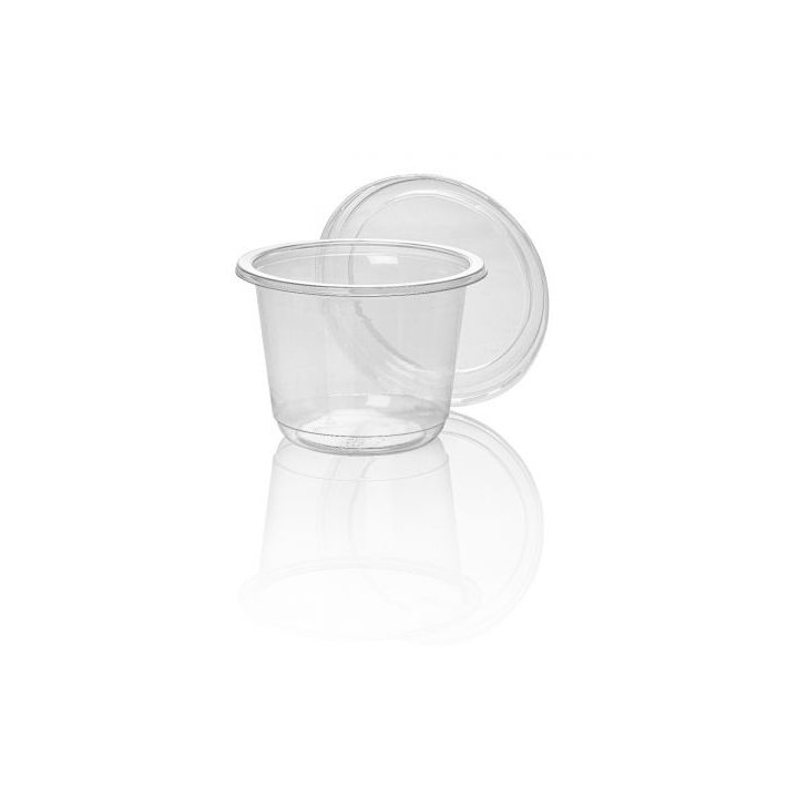 Cup, APET, diameter 110mm, 78mm hoog, transparant (10240 st) - 1