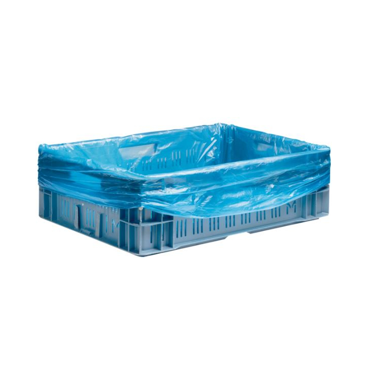 Kratzak, HDPE, 72+29x85cm, 15my, blauw (500 stuks) - 0