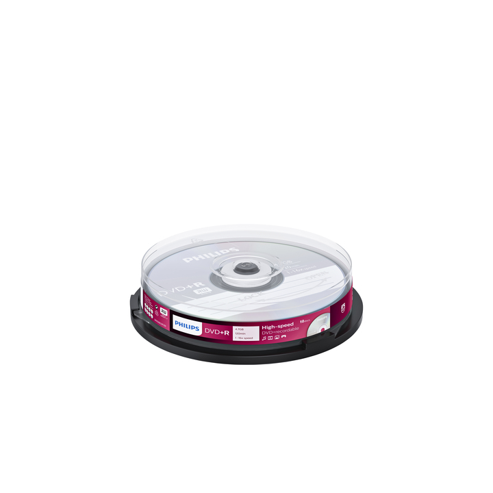 Dvd+r philips 4.7gb 16x sp (10)(dr4s6b10f/00) - 0