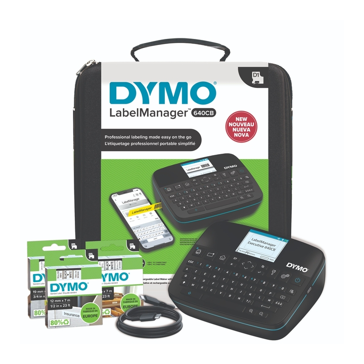 Labelprinter dymo lm 640cb azerty 24mm koffer(2202106) - 0