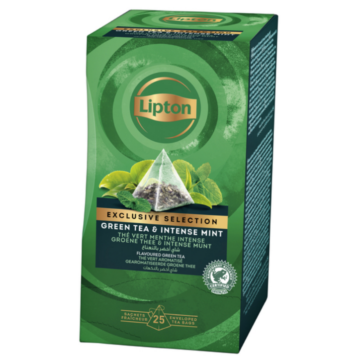 Lipton Exclusive Selection, groene thee, intense munt, 22734401 (25 stuks) - 1