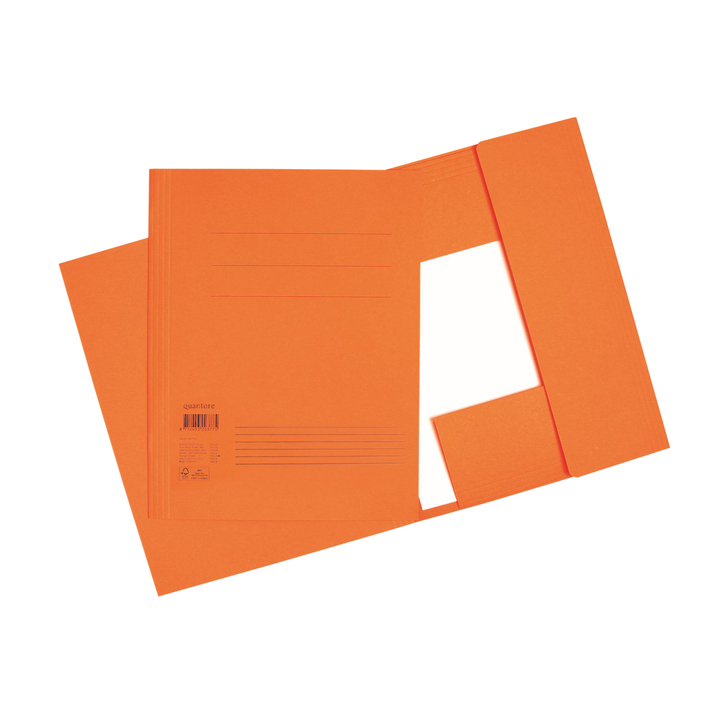 Dossiermap quantore fo 320gr oranje - 0