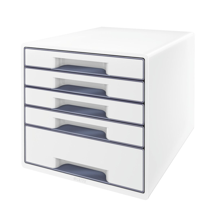Ladenbox leitz wow 5 laden wit/grijs(52142001) - 0