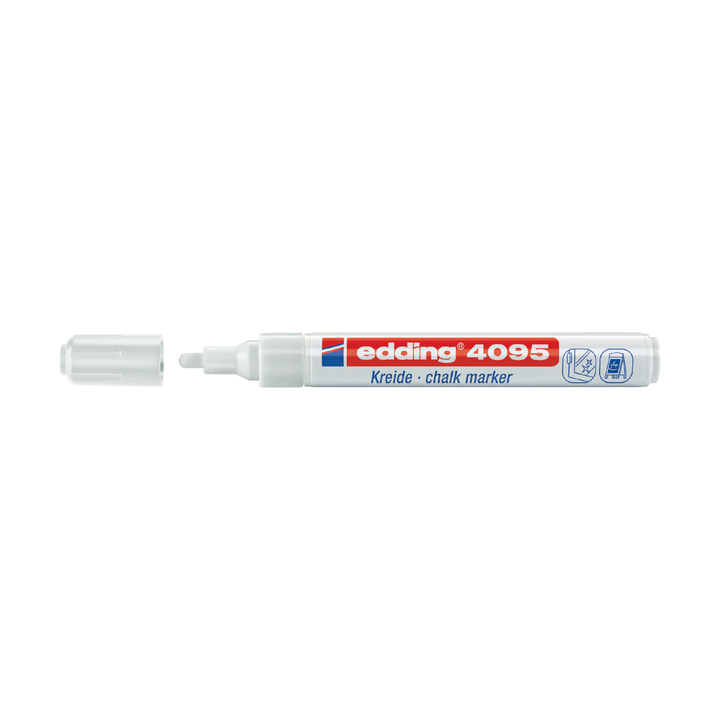 Viltstift edding 4095 window rond 2-3mm wit(4060049) - 0