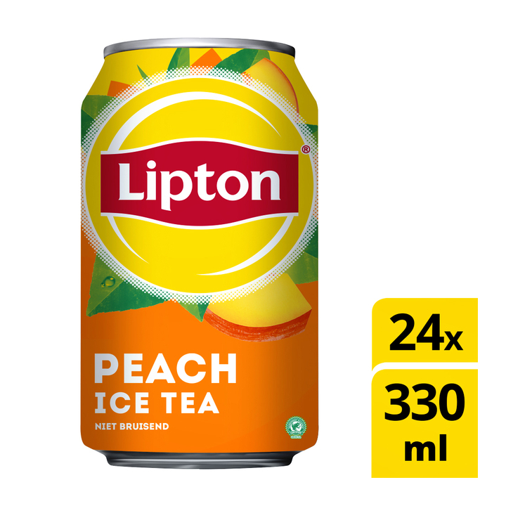 Frisdrank lipton ice tea peach blik 330ml(69563332) - 0