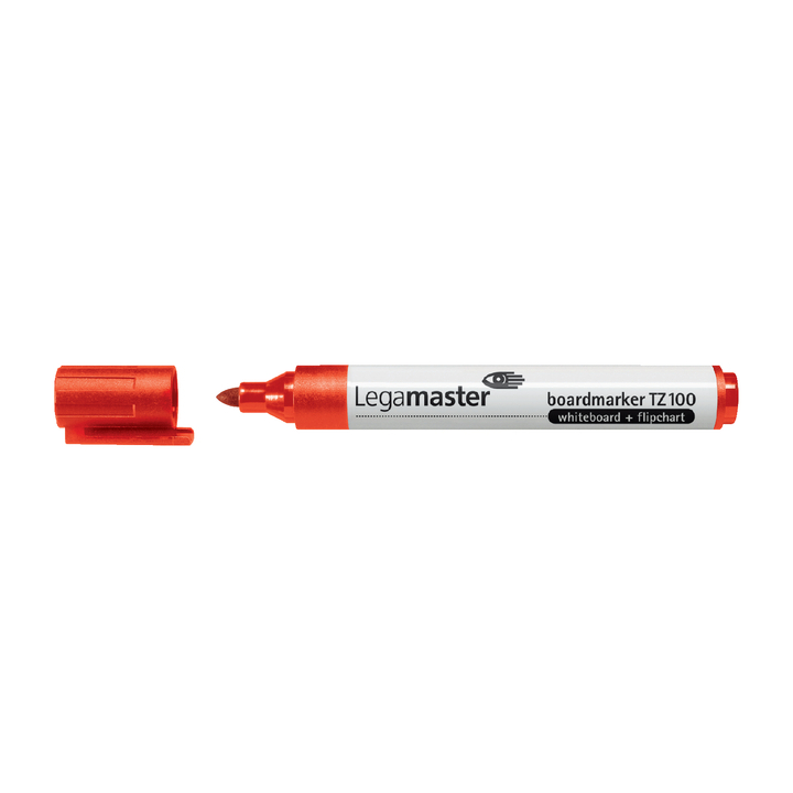 Legamaster TZ100, whiteboard viltstift, 1.5-3mm, rond, rood - 0