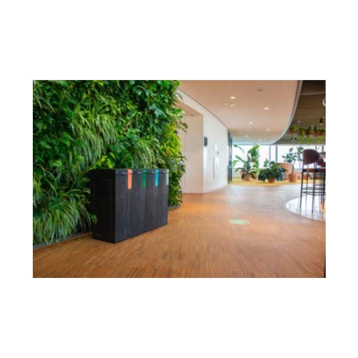 Bonton Original | Modulaire Afvalscheidingsbak | 70 Liter | Grijs | VB 012008 - Afvalstroom Plastic - 2