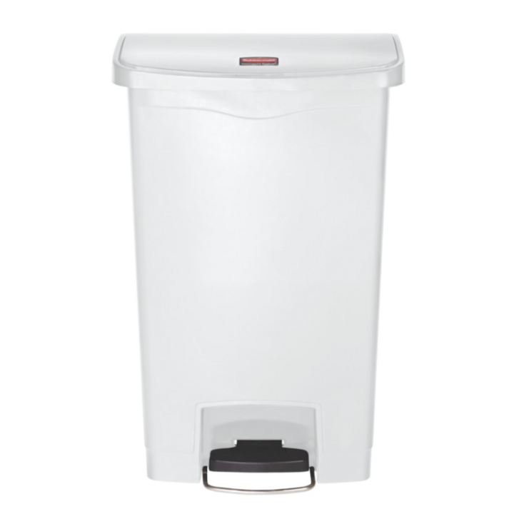 Rubbermaid, pedaalemmer, 50 liter, wit, VB 224016 - 1