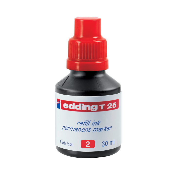 Viltstiftinkt edding t25 rood - 0