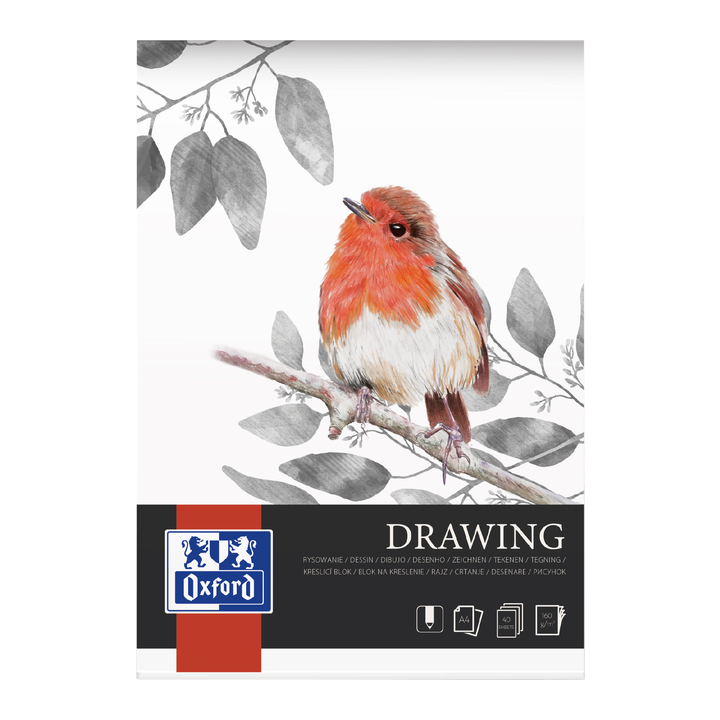 Tekenblok oxford drawing a4 40vel 160gr(400166107) - 0