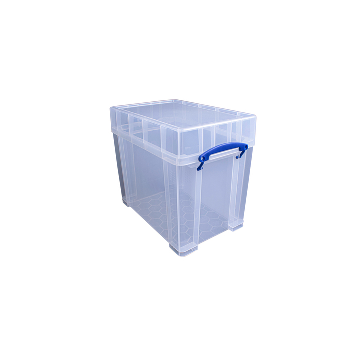 Opbergbox rub 19 ltr 395x255x330mm transp wit(19cxl) - 0