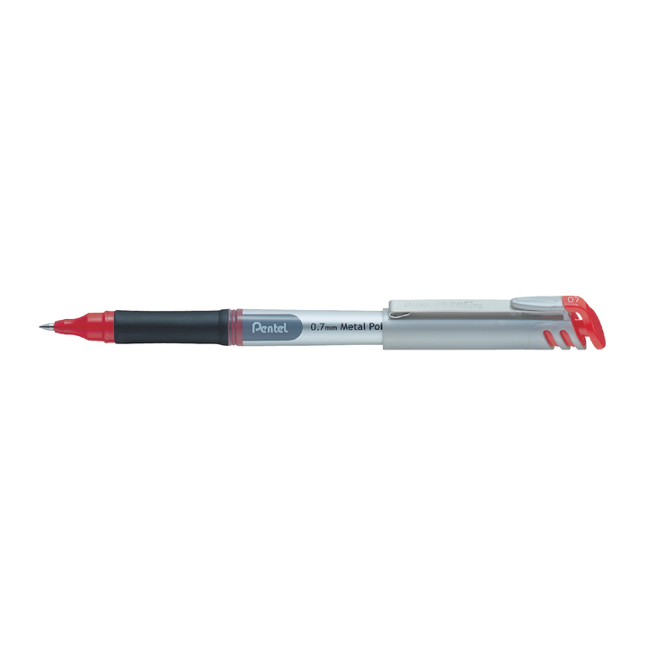 Rollerpen pentel energel mediumpunt bl17 rood - 0