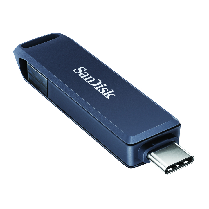 Phone drive 128gb lightning- usb-c blauw(sdixd0n-128g-gn6ne) - 0