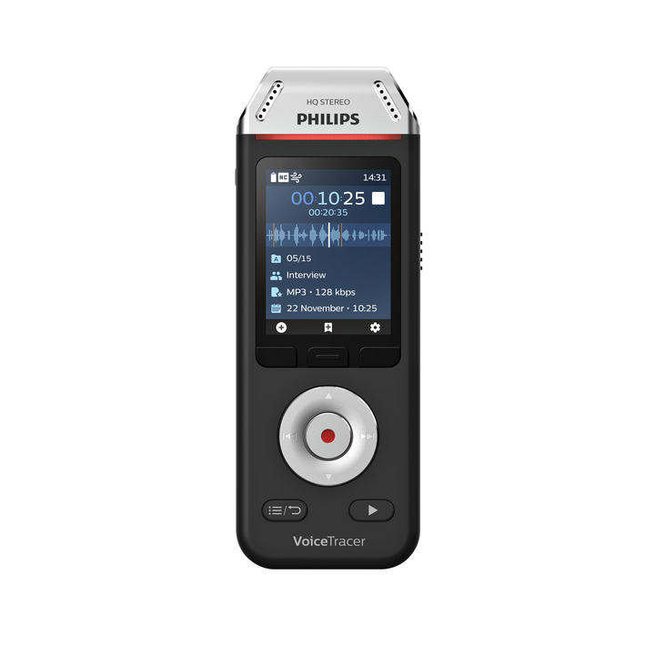 Digital voice recorder philips dvt 2110 voor interviews(dvt2 - 0