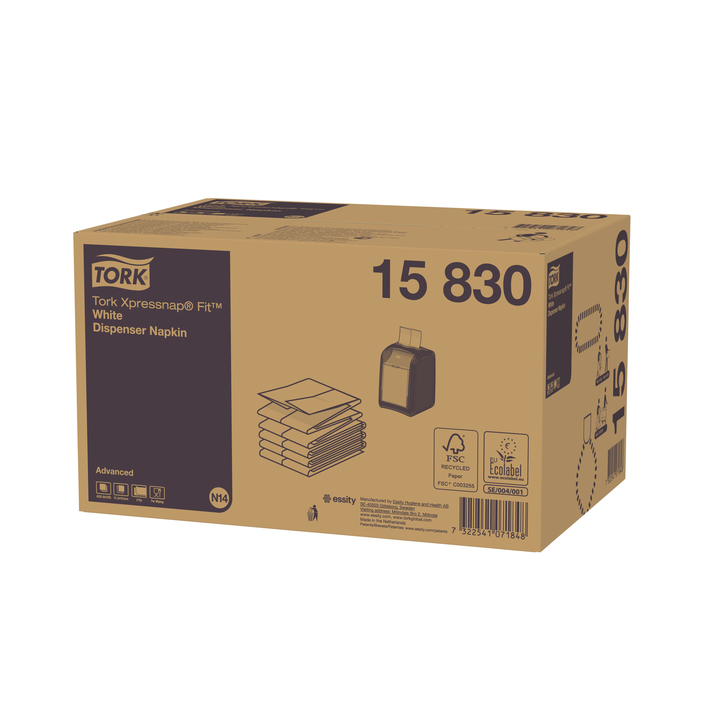 Servet tork n14 advanced multifold 2laags wit(15830) - 1
