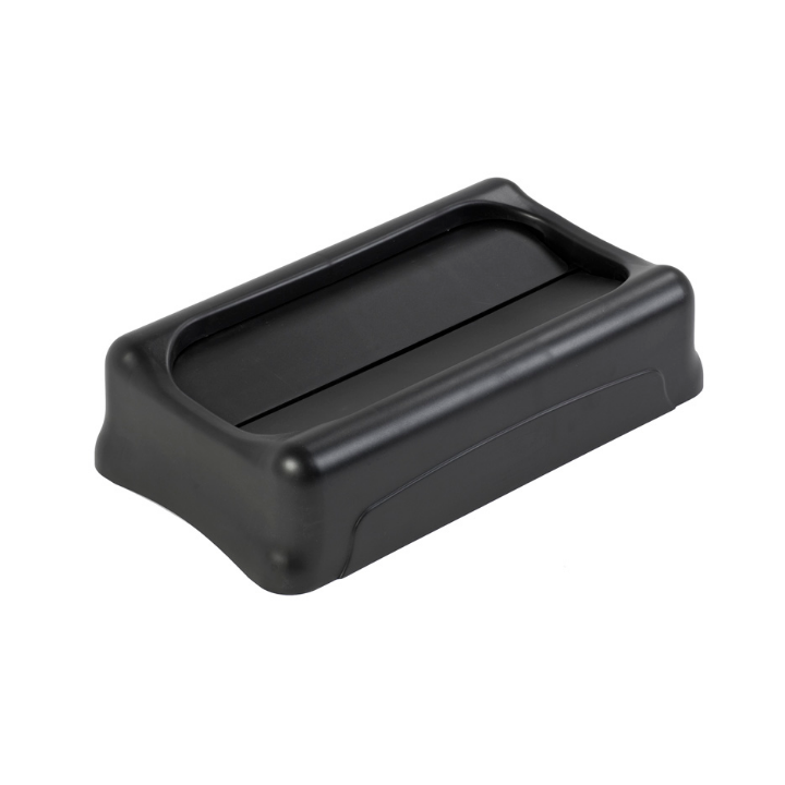 Rubbermaid Slim Jim, tuimeldeksel, zwart, VB 186406 - 0