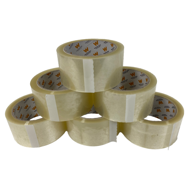 Weststrate Tape, PP/Hotmelt, 50mm x 66m, transparant - 2