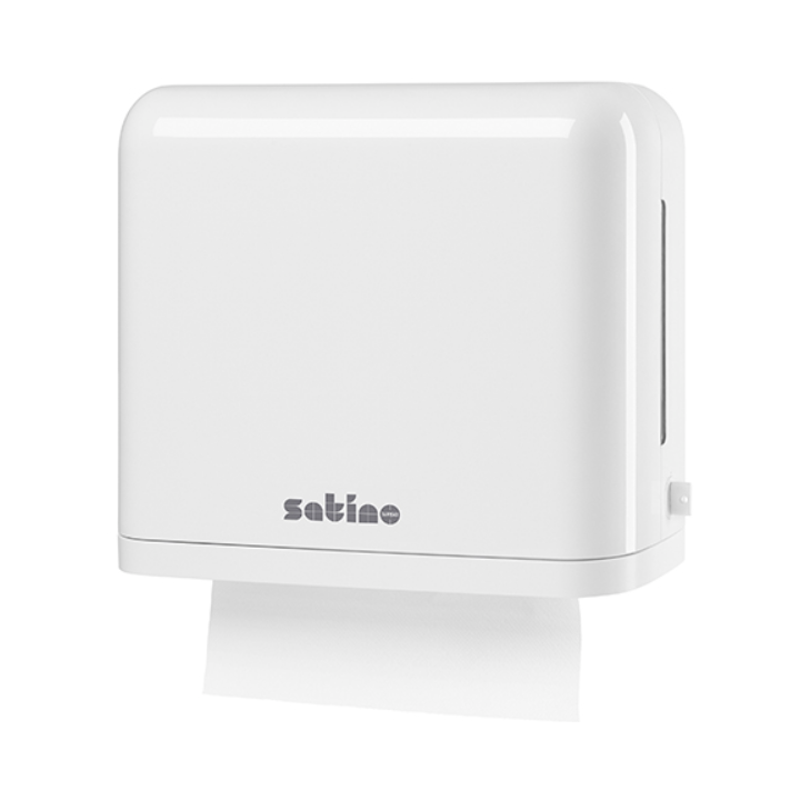Satino by WEPA | Handdoek Dispenser | Middelgroot | PT3 | Wit | 331020 - OP=OP AANBIEDING - 0