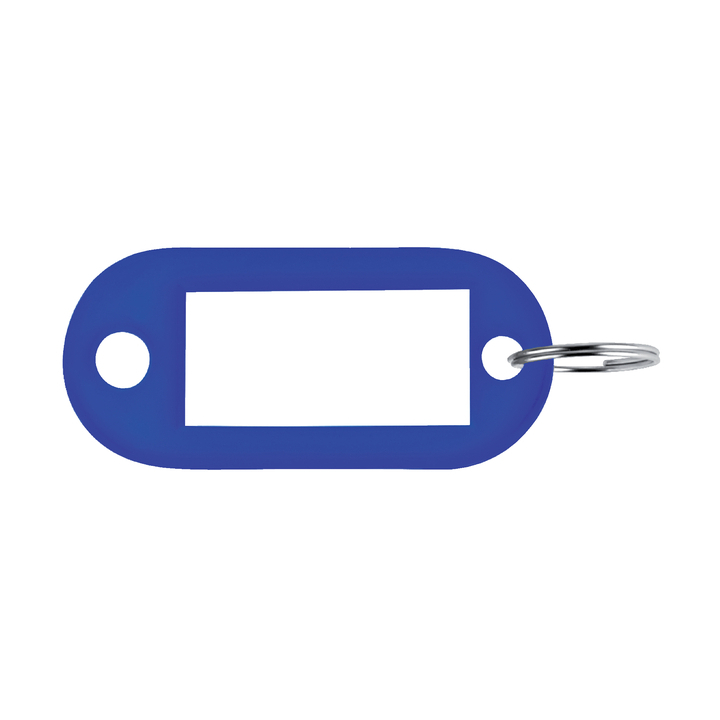 Sleutellabel pavo plastic donkerblauw(8008926)  ds/100 - 0