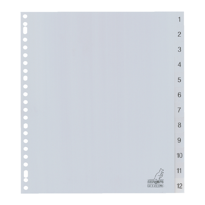 Tabblad kangaro g412cm-b a4 pp 12dlg 1-12 breed(g412cm-b) - 0