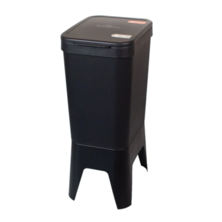 Bonton Circubin | Afvalbak Met Deksel | 20+20 Liter | Antraciet | VB 012725 - 0