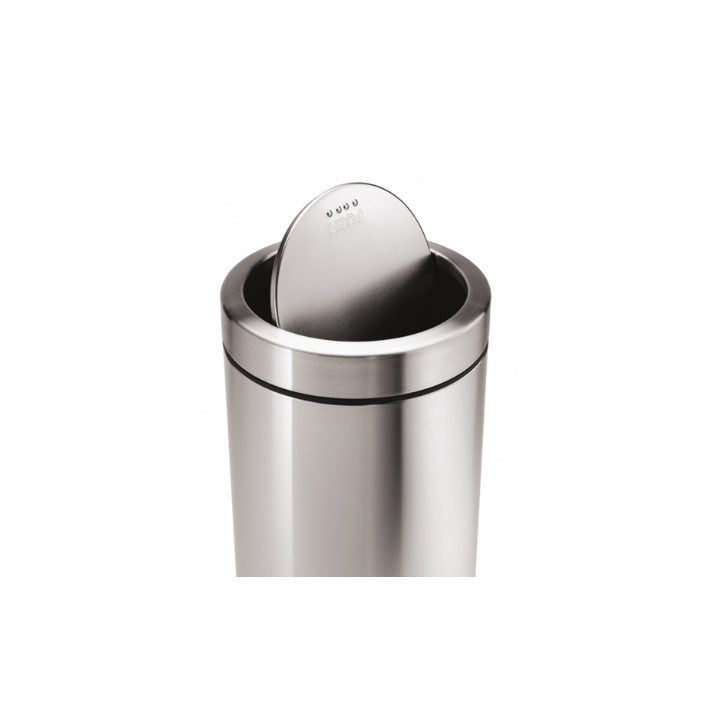 Simplehuman Swing Top, afvalbak, 55 ltr, mat RVS, VB 001951 - 1
