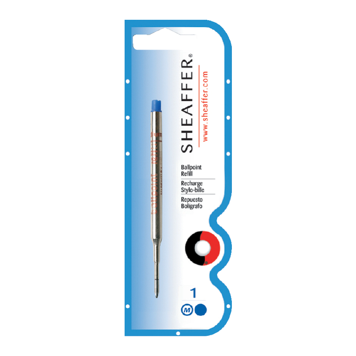 Balpenvulling sheaffer medium blauw - 0