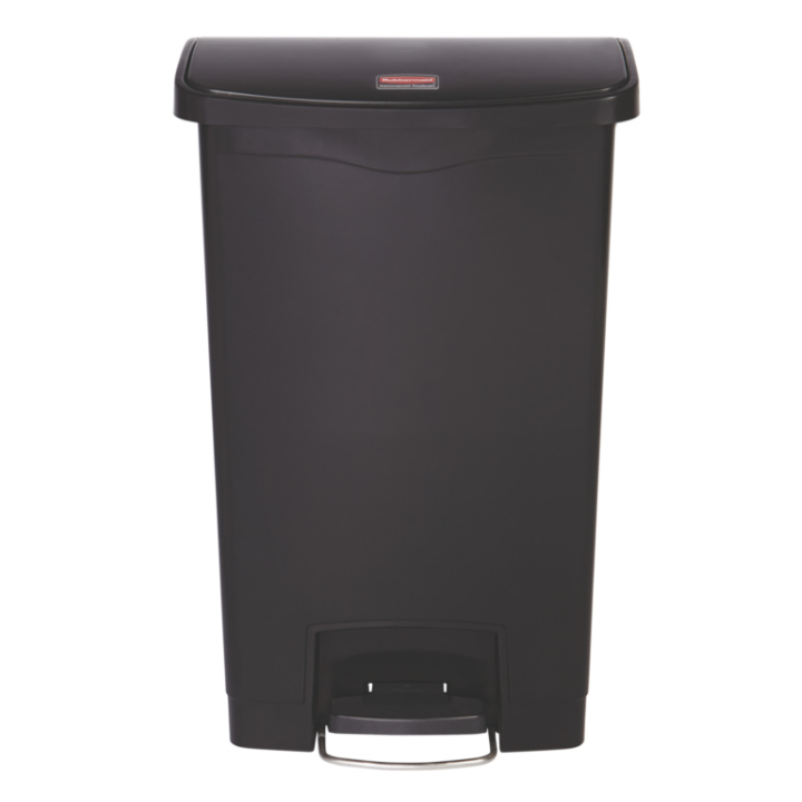 Rubbermaid, pedaalemmer, 50 liter, zwart, VB 224559 - 1