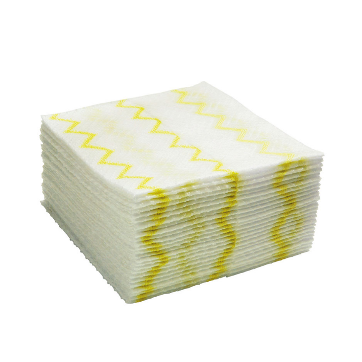 Rubbermaid, wegwerp microvezeldoek, 30x30cm, geel, VB 553822 (640 stuks) - 0
