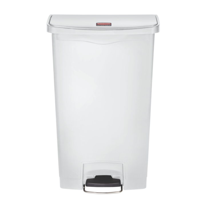 Rubbermaid, Slim Jim pedaalemmer, 68 liter, wit, VB 224030 - 1