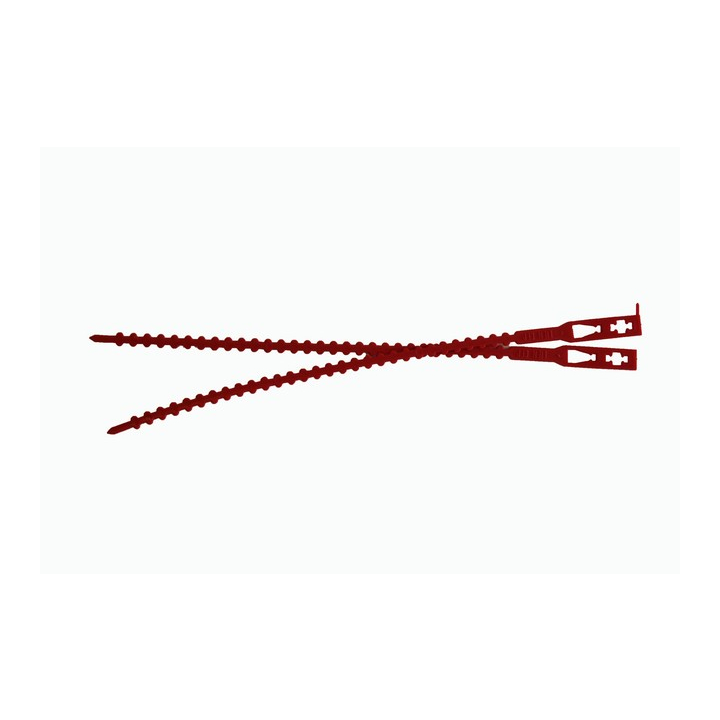 Rattenstaart, 230mm, rood, los (1000 stuks) - 0