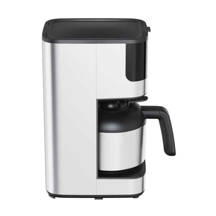 Koffiezetapparaat inventum 1.2 liter zwart met rvs(kz818d) - 1